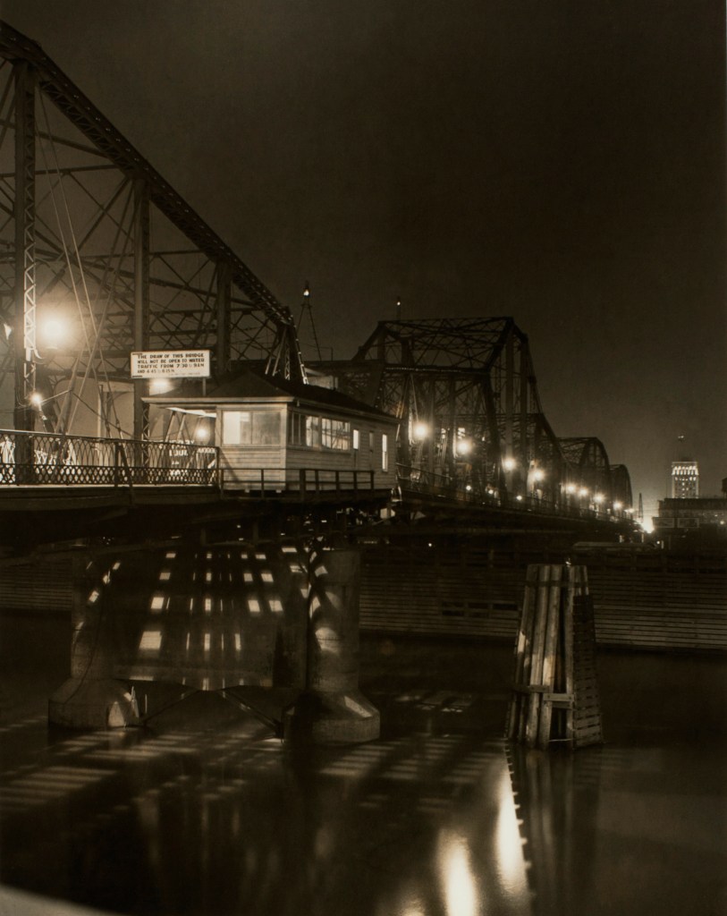 Minor White (American, 1908-1976) 'Morrison Bridge – Winter' 1938