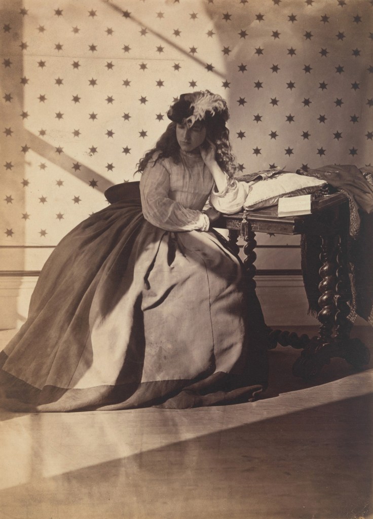 Clementina Hawarden (British, 1822-1865) 'Photographic Study (Clementina Maude)' early 1860s from the exhibition 'Victorian Giants: The Birth of Art Photography' at the National Portrait Gallery, London , March - May, 2018