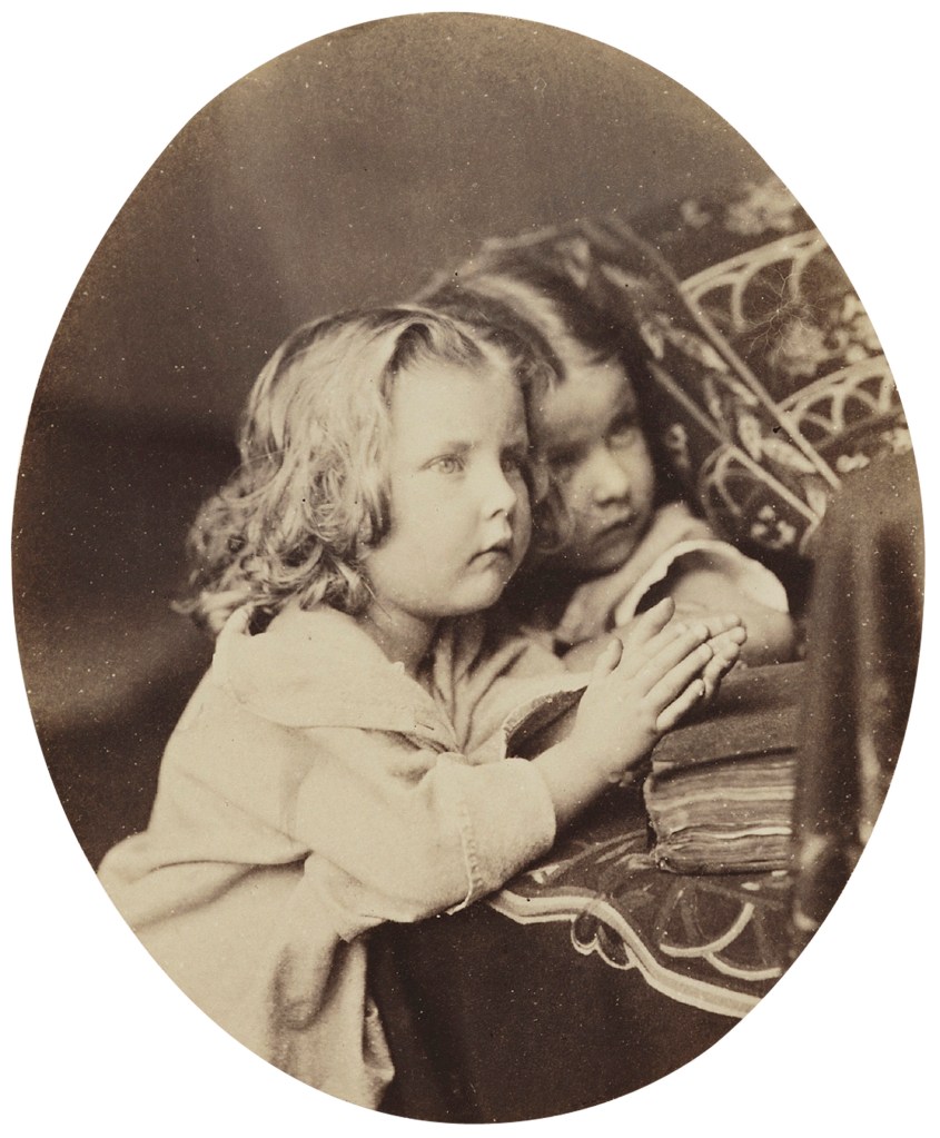 Oscar Rejlander (British born Sweden, 1813-1875) 'Purify my heart' also known as 'The Little Sisters' c. 1862