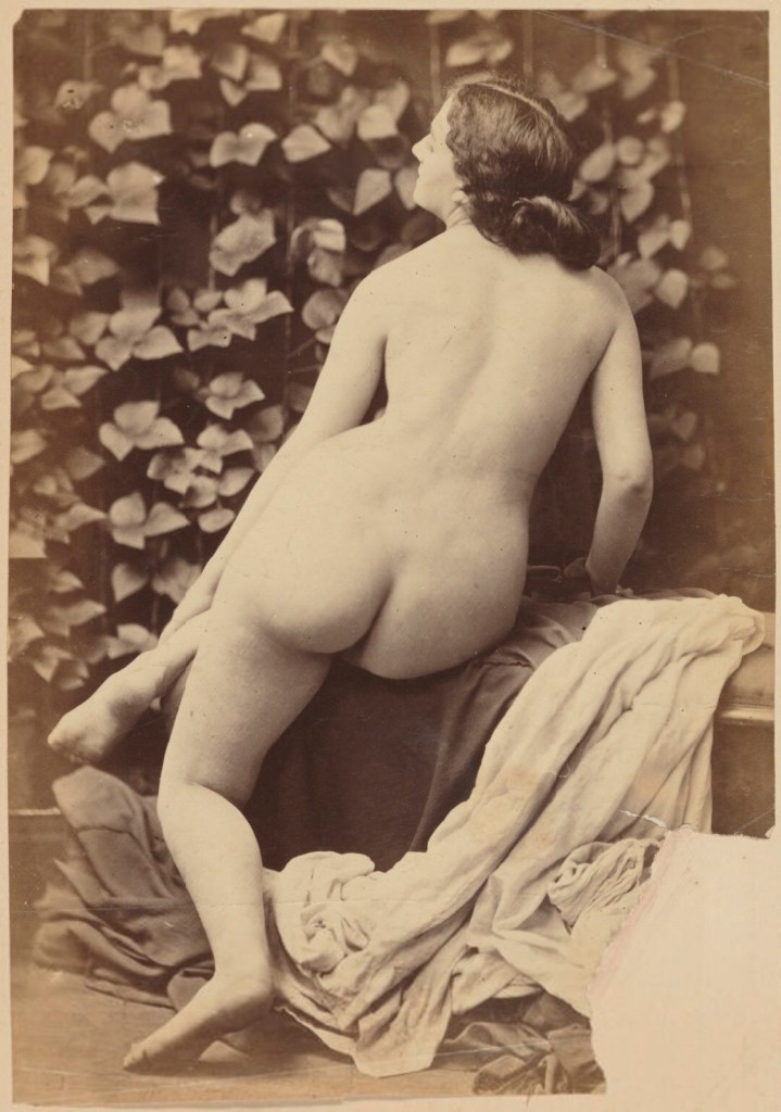 Oscar Rejlander (British born Sweden, 1813-1875) 'Nude female study' c. 1867