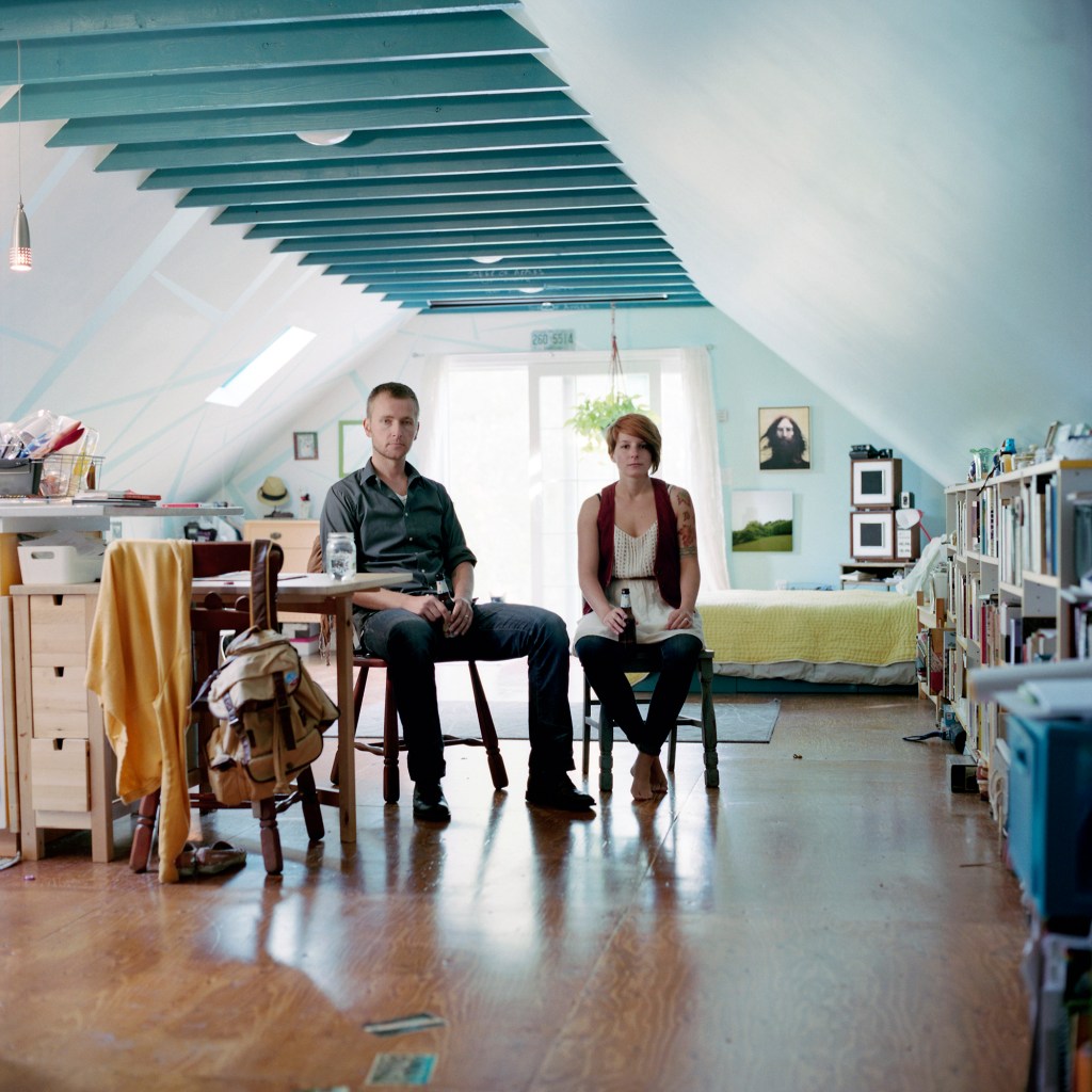 Tanja Hollander (American, b. 1972) 'Brittany Marcoux and Brian McGuire, Swansea, Massachusetts' 2012