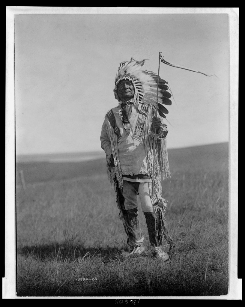 Edward S. Curtis (American, 1868-1952) 'Arikara chief' c. 1908