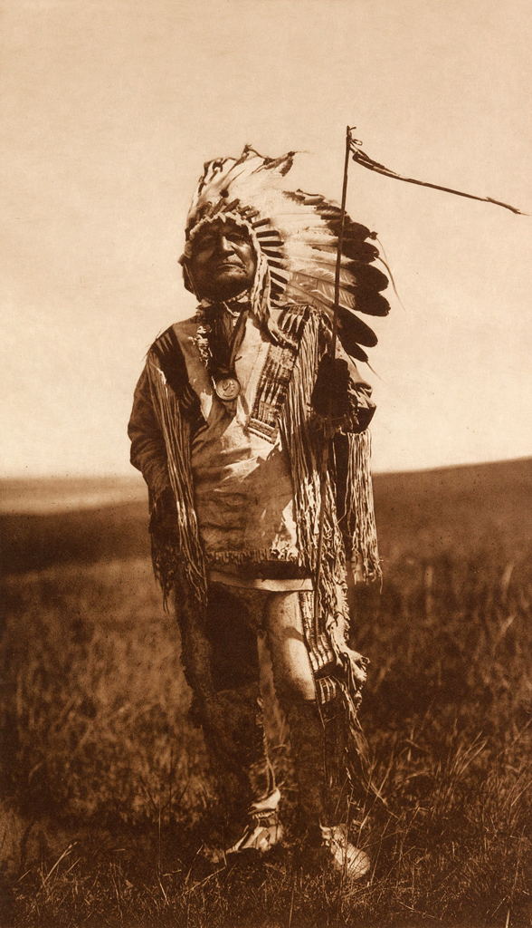 Edward S. Curtis (American, 1868-1952) 'Arikara chief' c. 1908