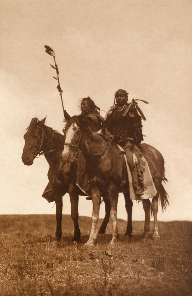 Edward S. Curtis (American, 1868-1952) 'Atsina chiefs' c. 1908