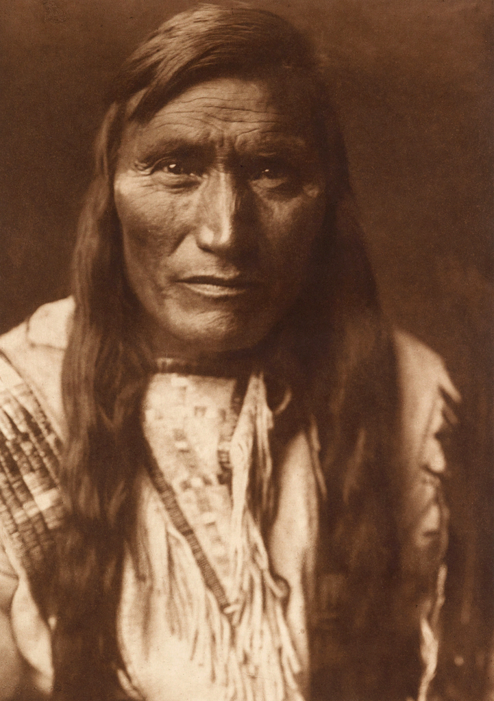 Edward S. Curtis (American, 1868-1952) 'Head Dress – Atsina' c. 1908