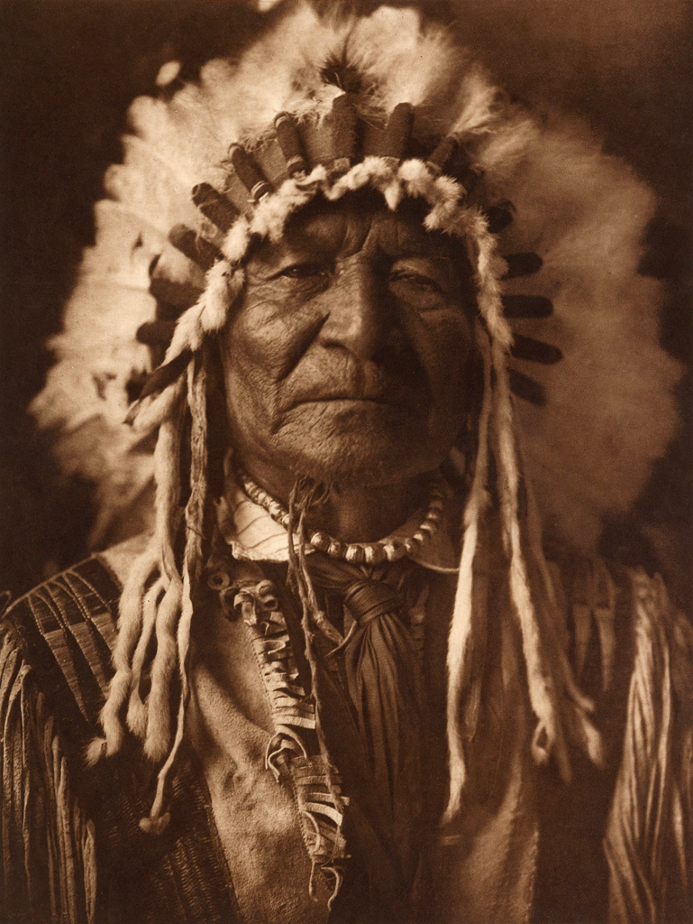 Edward S. Curtis (American, 1868-1952) 'Sitting Bear – Arikara' c. 1908