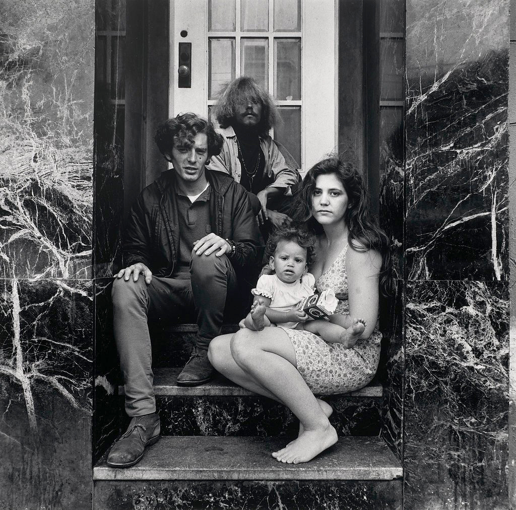 Elaine Mayes (American, b. 1936) 'Group Portrait, Haight-Ashbury, San Francisco' c. 1970