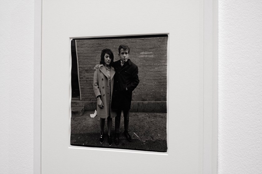 Diane Arbus (1923-71) 'Teenage couple on Hudson Street, N.Y.C. 1963' 1963 (installation view)