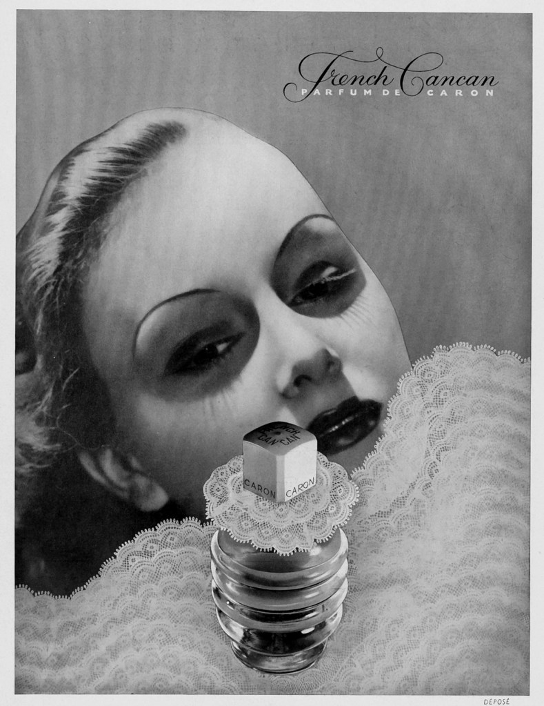 Unknown. Advert for the Parfume French Cancan in the 'Magazine L'Illustration' 1935 Unknown. Advert for the Parfume French Cancan in the 'Magazine L'Illustration' 1935