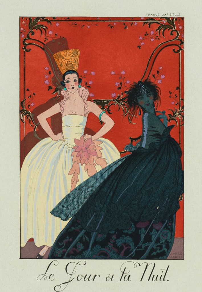 George Barbier (French, 1882-1932) 'Day and Night' 1924 George Barbier (French, 1882-1932) 'Day and Night' 1924
