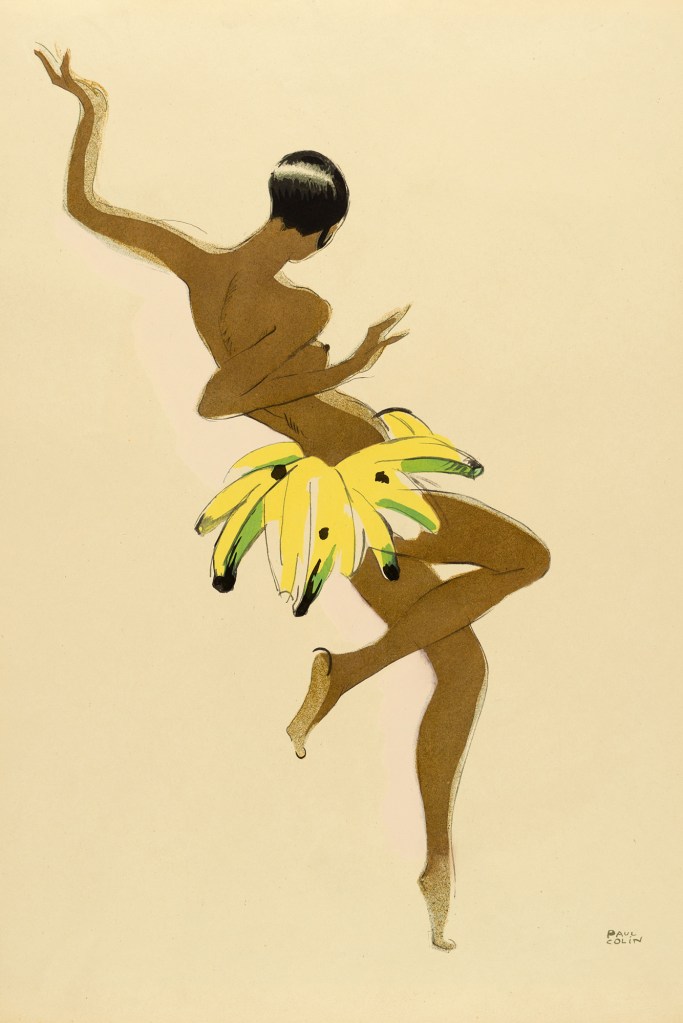 Paul Colin (French, 1892-1985) 'Josephine Baker in a Banana Skirt' 1927 from the exhibition 'Art Deco. Graphic Design from Paris' at the Museum für Kunst und Gewerbe Hamburg, May - Sept, 2018 Paul Colin (French, 1892-1985) 'Josephine Baker in a Banana Skirt' 1927 from the exhibition 'Art Deco. Graphic Design from Paris' at the Museum für Kunst und Gewerbe Hamburg, May - Sept, 2018