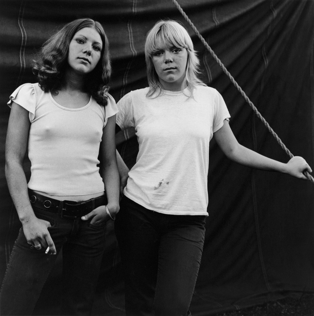 Susan Meiselas (American, b. 1948) 'Debbie et Renee, Rockland, Maine, 1972' 1972