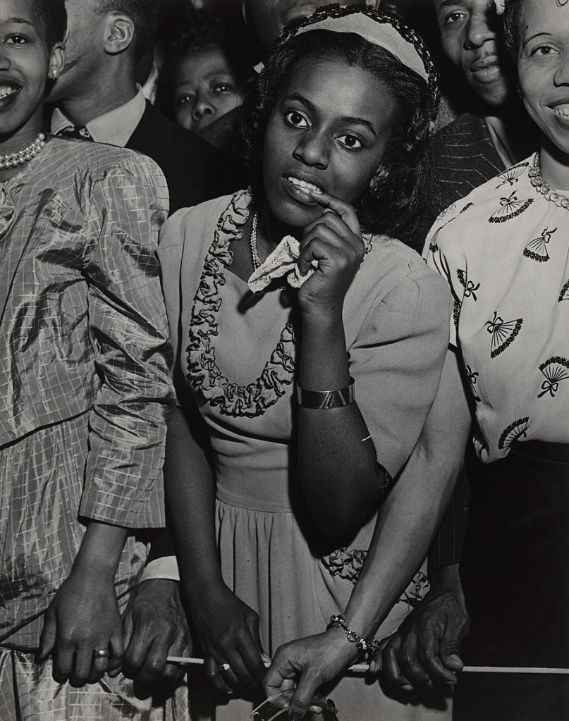 Weegee (Arthur Fellig) (American, 1899-1968) 'No title (at a concert in Harlem)' c. 1948 from the exhibition 'Diane Arbus: American Portraits' at the Heide Museum of Modern Art, Melbourne, March - June, 2018