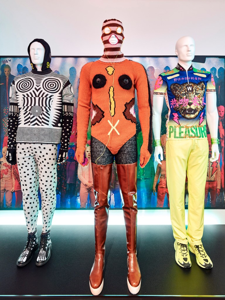 Installation view of the exhibition 'Night Fever. Designing Club Culture 1960 - Today' at the Vitra Design Museum 2018