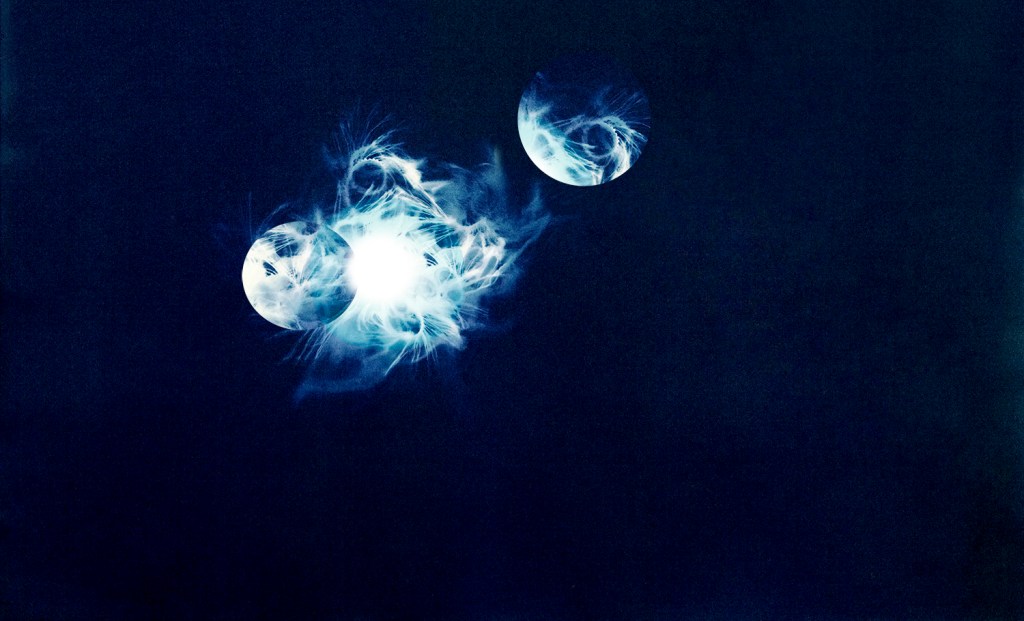 Carolyn Lewens (Australian, b. 1948) 'Spiralling orbits' 2017