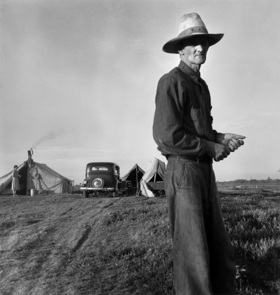 Dorothea Lange (American, 1895-1965) 'Drought Refugees' c. 1935 Dorothea Lange (American, 1895-1965) 'Drought Refugees' c. 1935