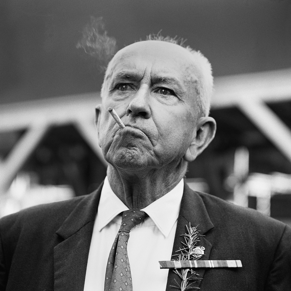 John Williams (Australian, 1933-2016) 'Anzac Day, Martin Place' 1964