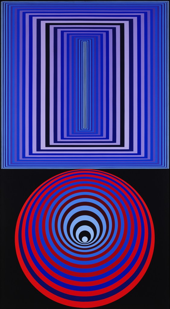 Victor Vasarely (Hungarian-French, 1906-1997) 'Doupla' 1970-1975 Victor Vasarely (Hungarian-French, 1906-1997) 'Doupla' 1970-1975