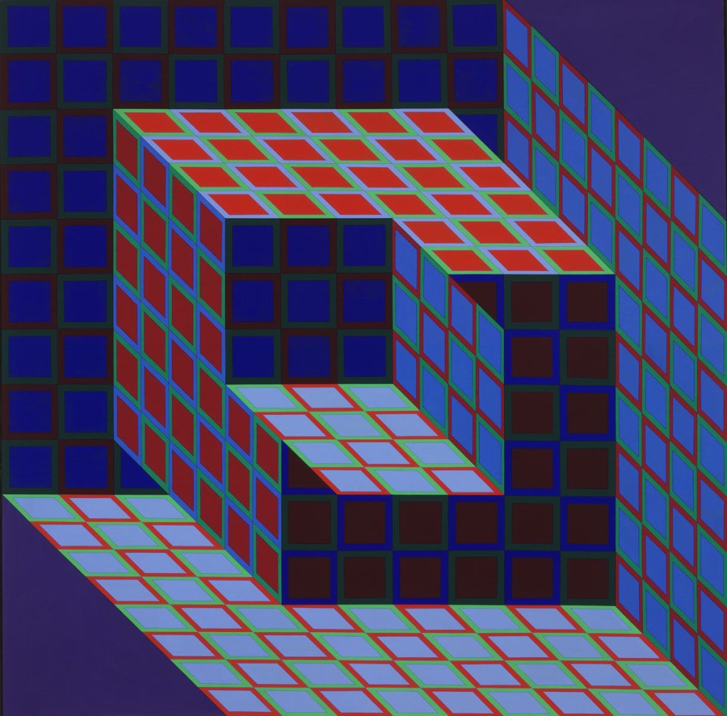 Victor Vasarely (Hungarian-French, 1906-1997) 'Kotzka' 1973-1976 Victor Vasarely (Hungarian-French, 1906-1997) 'Kotzka' 1973-1976