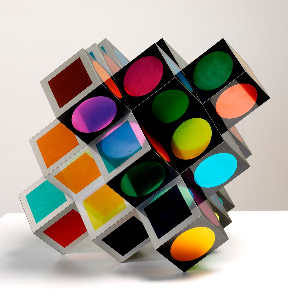 Victor Vasarely (Hungarian-French, 1906-1997) 'Kroa-MC' 1969 Victor Vasarely (Hungarian-French, 1906-1997) 'Kroa-MC' 1969