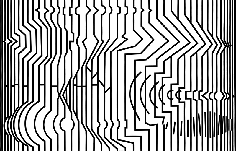 Victor Vasarely. 'Sophia-III' 1952