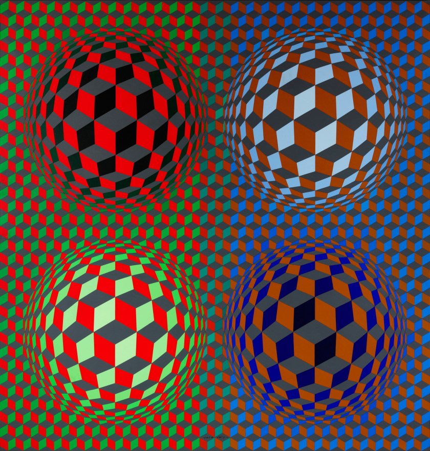 Victor Vasarely. 'Stri-Oet' 1979