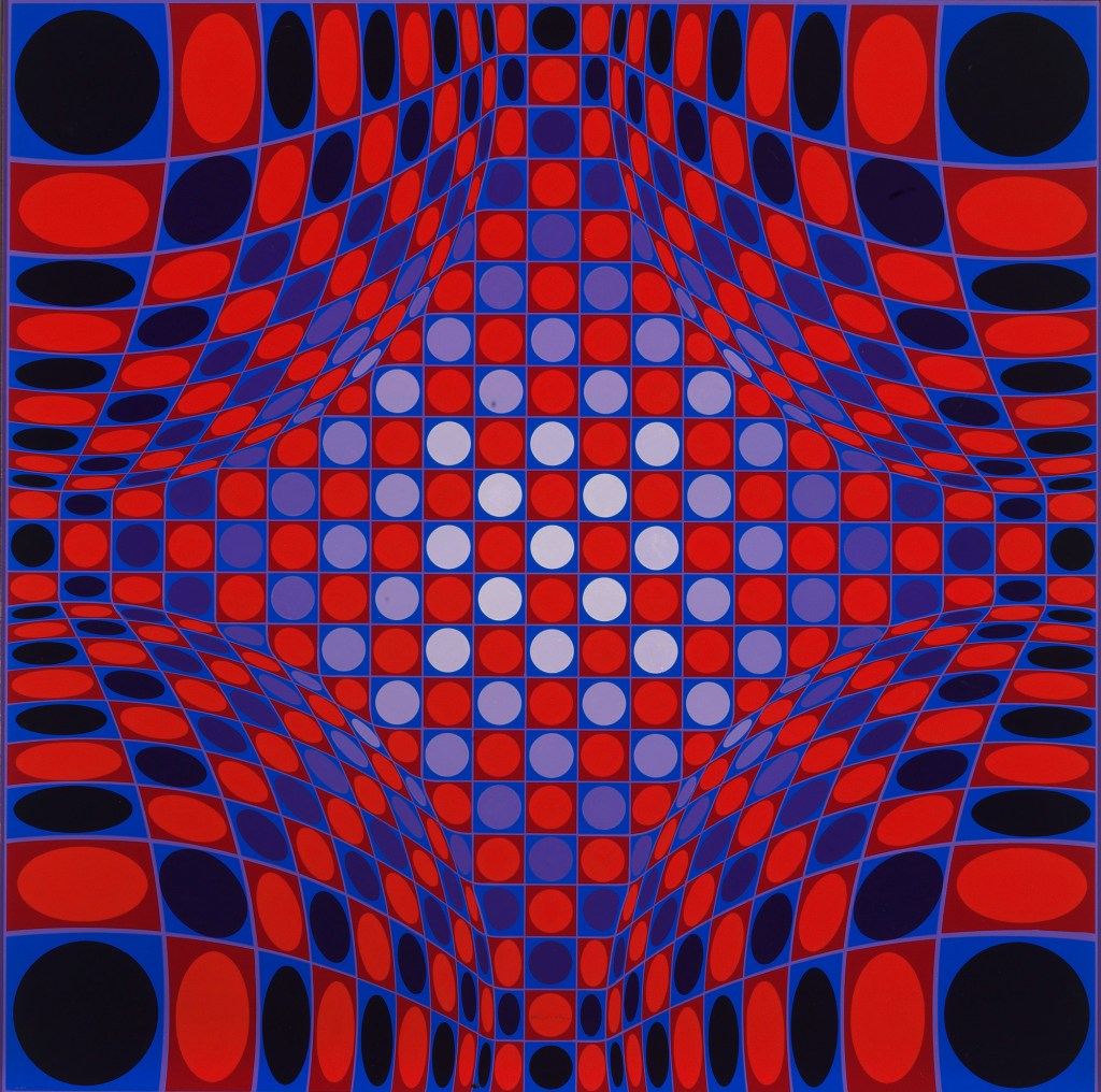 Victor Vasarely (Hungarian-French, 1906-1997) 'Stri-Per' 1973-1974 Victor Vasarely (Hungarian-French, 1906-1997) 'Stri-Per' 1973-1974
