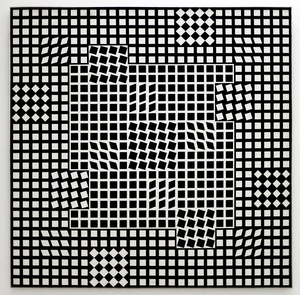 Victor Vasarely (Hungarian-French, 1906-1997) 'Tlinko-F' 1956-1962 Victor Vasarely (Hungarian-French, 1906-1997) 'Tlinko-F' 1956-1962