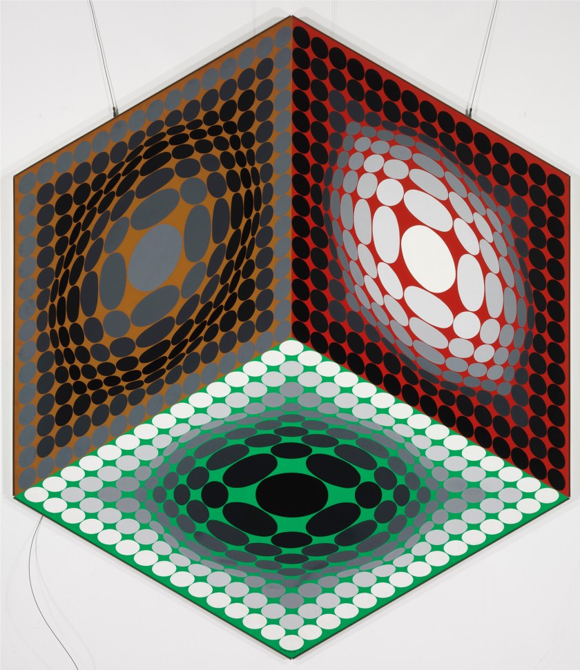Victor Vasarely. 'Trybox' 1979