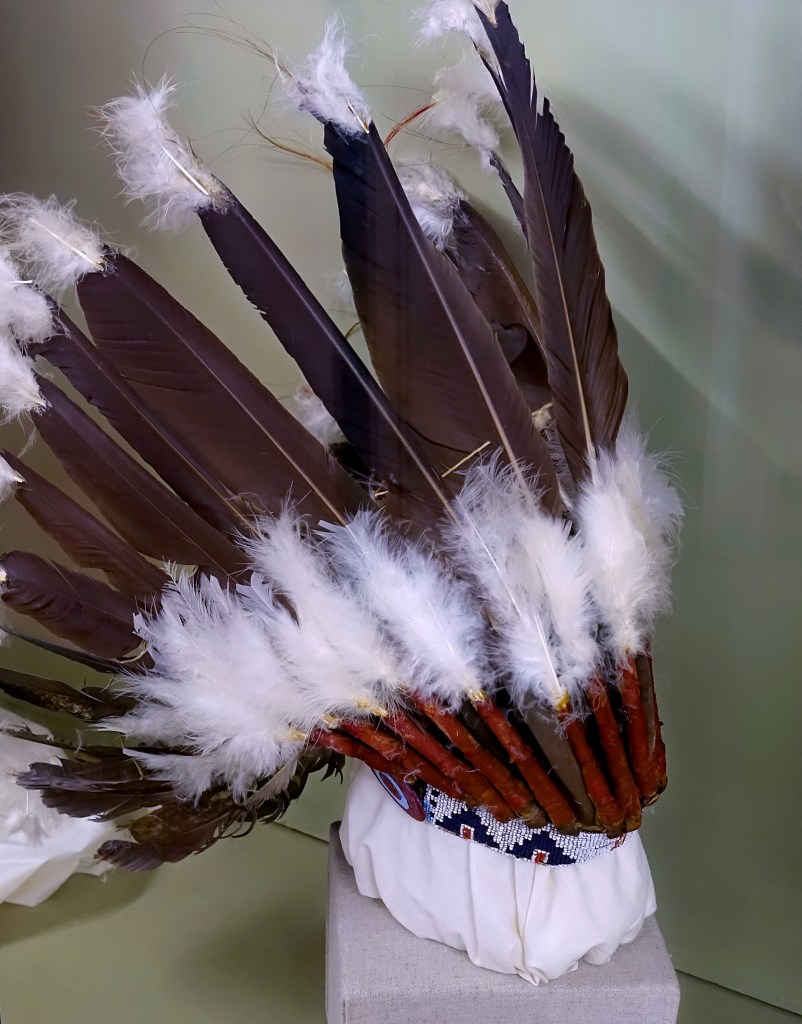 Unknown maker (Native American) 'War bonnet, Plains Indian style' c. 1900