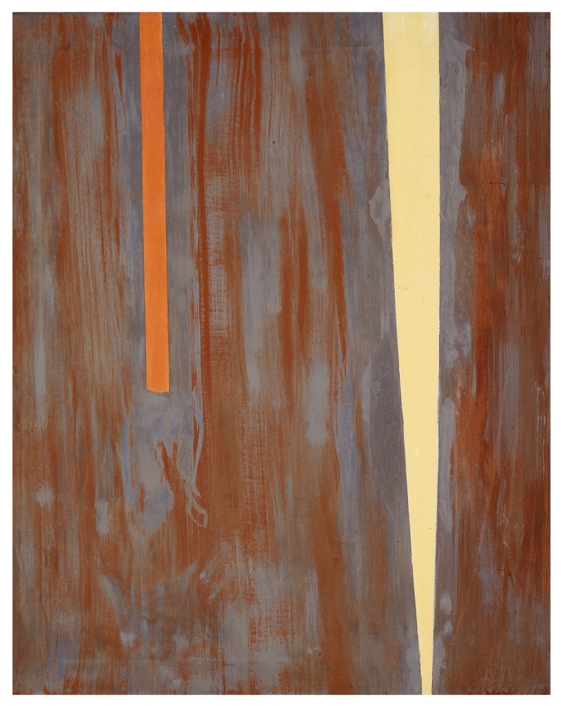 Barnett Newman (American, 1905-1970) 'Untitled' 1946 from the exhibition 'Black Light: Secret traditions in art since the 1950s' at Centre de Cultura Contemporania de Barcelona, May - Oct, 2018
