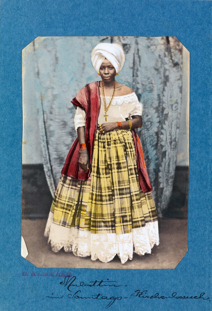 Hermann Kummler (compiler) (Swiss, 1863-1949) 'Mullatin [Portrait of a Indigenous Brazilian woman wearing a cross]' 1861-1862