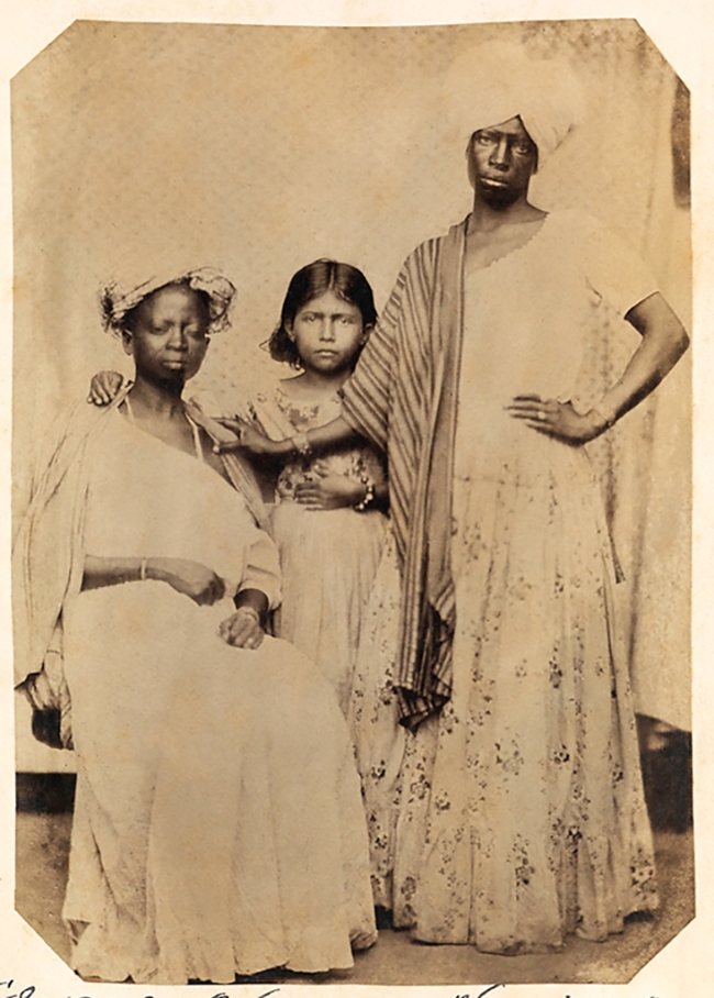 Hermann Kummler (compiler) (Swiss, 1863-1949) '[Portrait of a Brazilian woman with two children]' 1861-1862