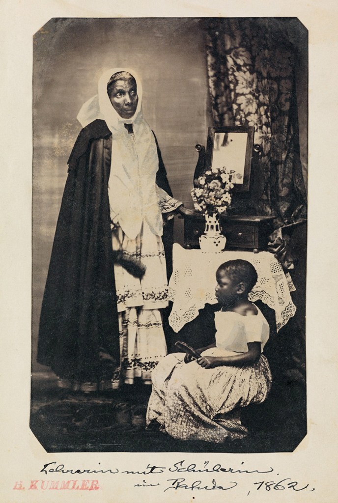 Hermann Kummler (compiler) (Swiss, 1863-1949) '[Lehrerin mit Schülerin im Bahia / Teacher with a schoolgirl in Bahia]' 1861-1862
