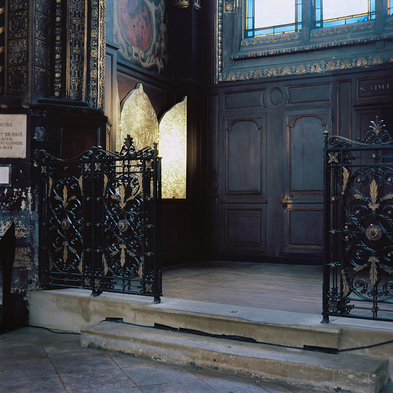 Marcus Bunyan (Australian, b. 1958) 'Dying light, Keith Haring in Saint-Eustache Church' from the series 'Paris in film' 2018