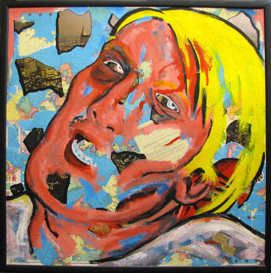 David Wojnarowicz (American, 1954-1992) 'Incident #2 - Government Approved' 1984