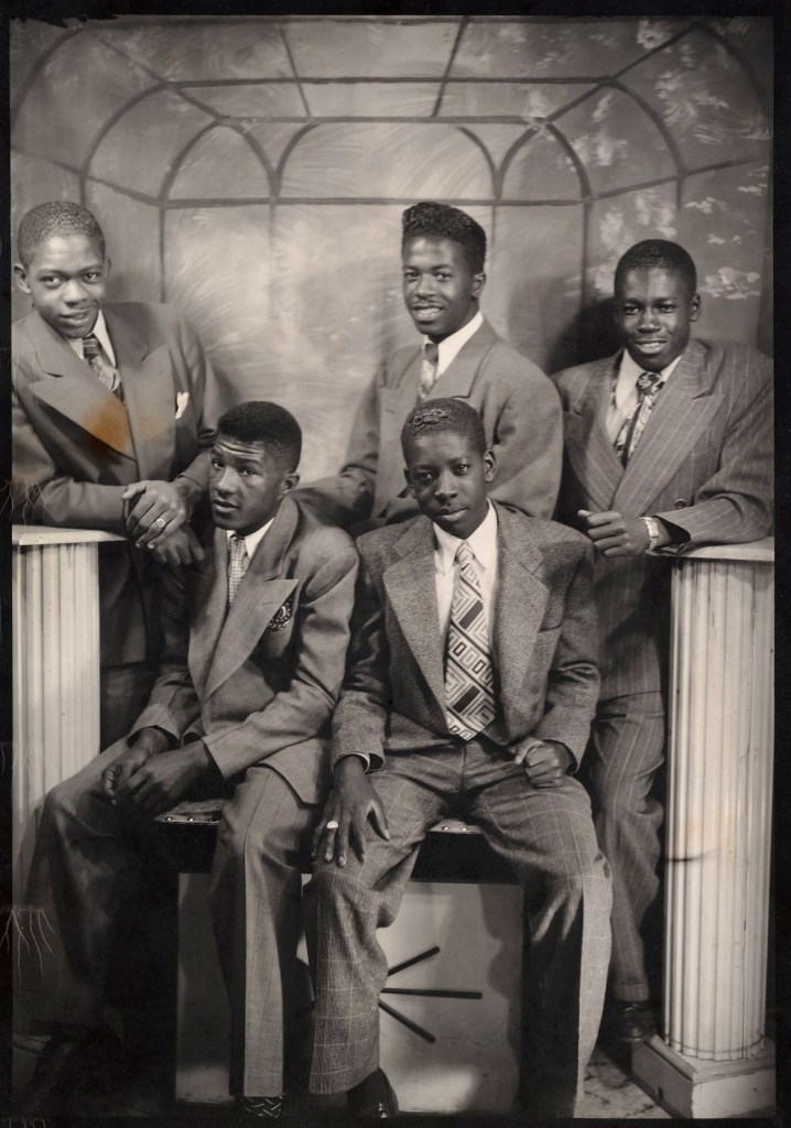 Unknown American photographer. 'Studio Portrait' 1940s-1950s from the exhibition 'African American Portraits: Photographs from the 1940s and 1950s' at the Metropolitan Museum of Art, New York, June - Oct, 2018