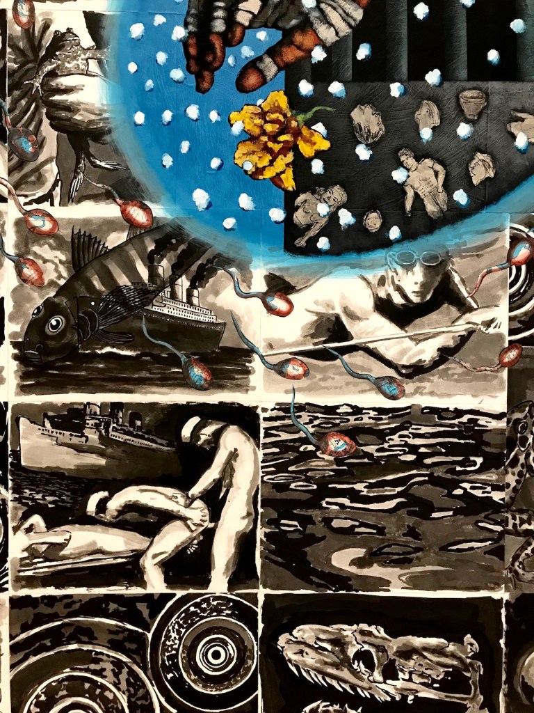 David Wojnarowicz (American, 1954-1992) 'Water' 1987 'Water' 1987 (detail)