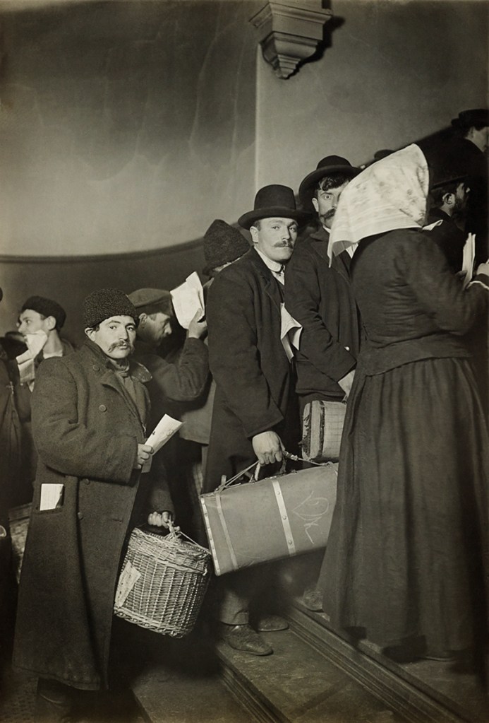 Lewis Hine (American, 1874-1940) 'Climbing into America' 1908