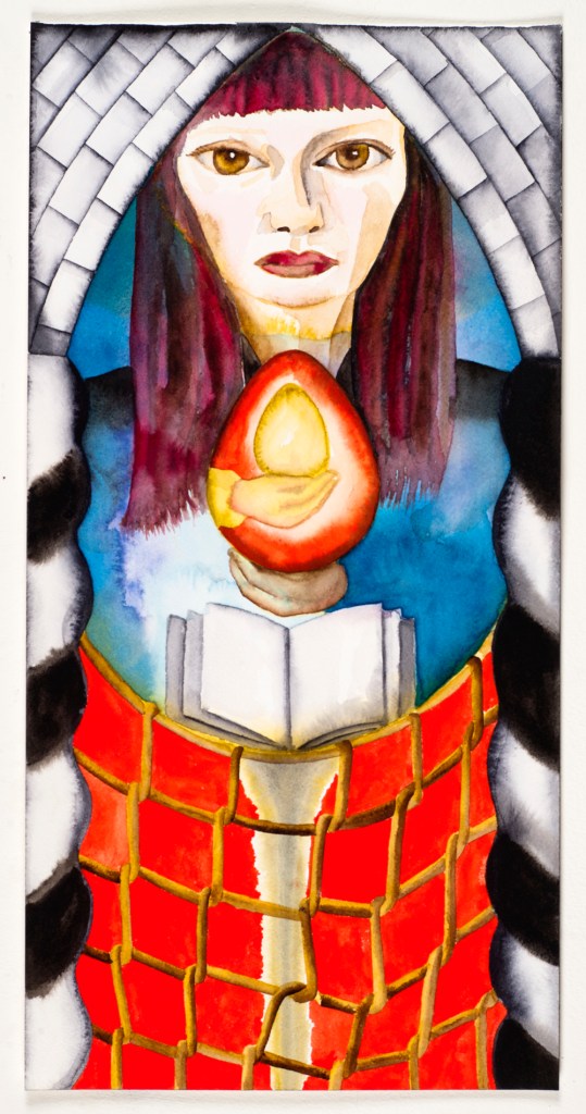 Francesco Clemente (Italian, b. 1952) 'Tarot cards: the High Priestess' 2009-2011