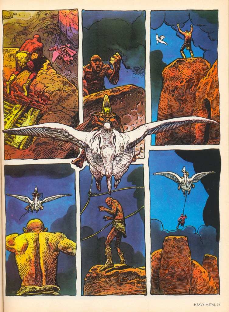 Moebius (Jean Henri Gaston Giraud) (French, 1938-2012) 'Arzach' 1977