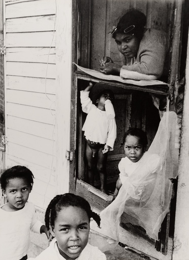 Thomas Hoepker (German, b. 1936) 'Mother and Children in a Rural Settlement in Florida' 1963
