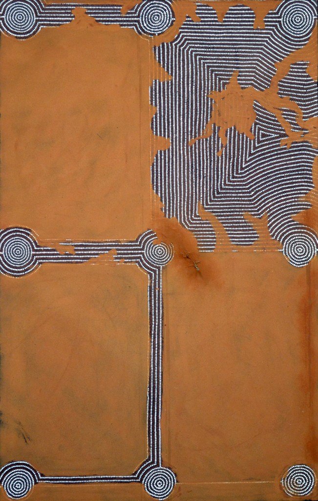 Jonathan Kumintjarra Brown (Australian, 1960-1997) 'Maralinga' 1992