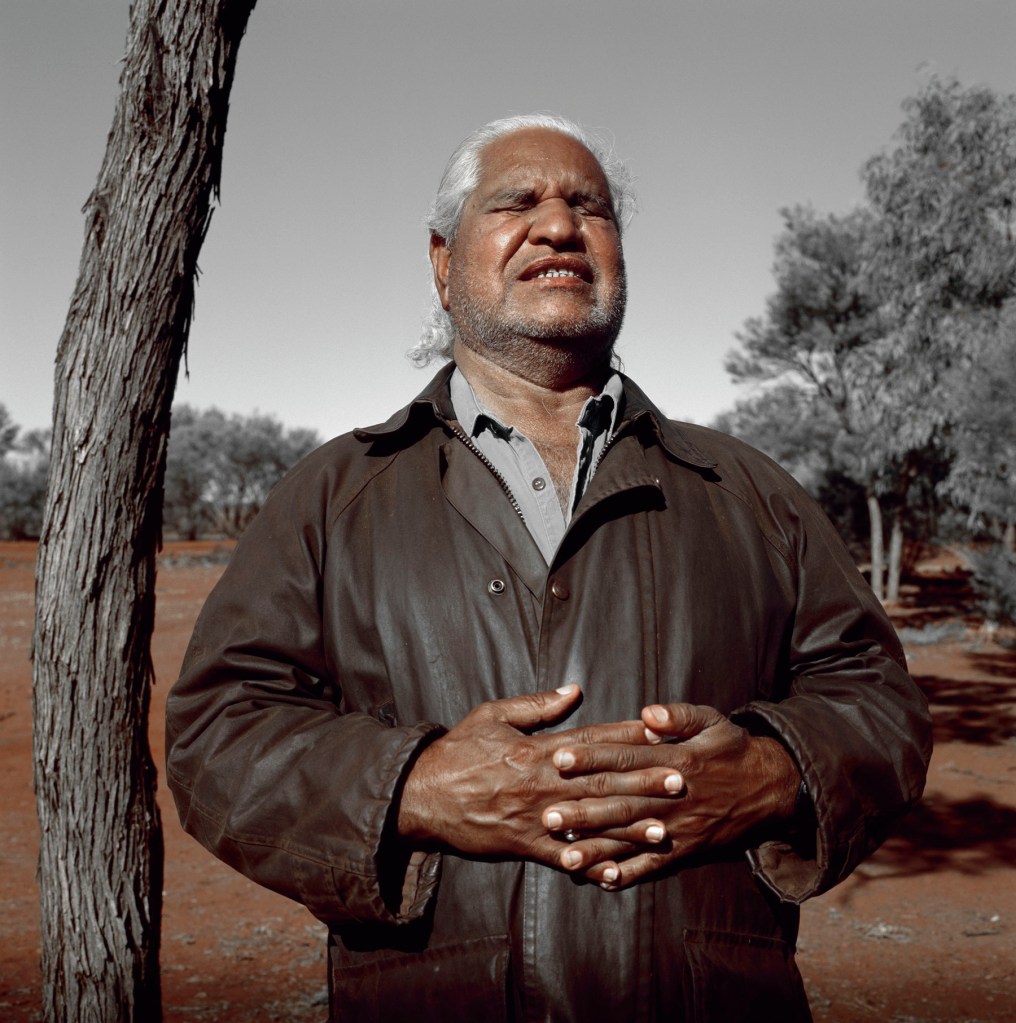 Jessie Boylan (Australian, b. 1986) 'Yami Lester at Walatinna Station, South Australia' 2006 from the exhibition 'Black Mist Burnt Country' at the National Museum of Australia, Canberra, August - November, 2018