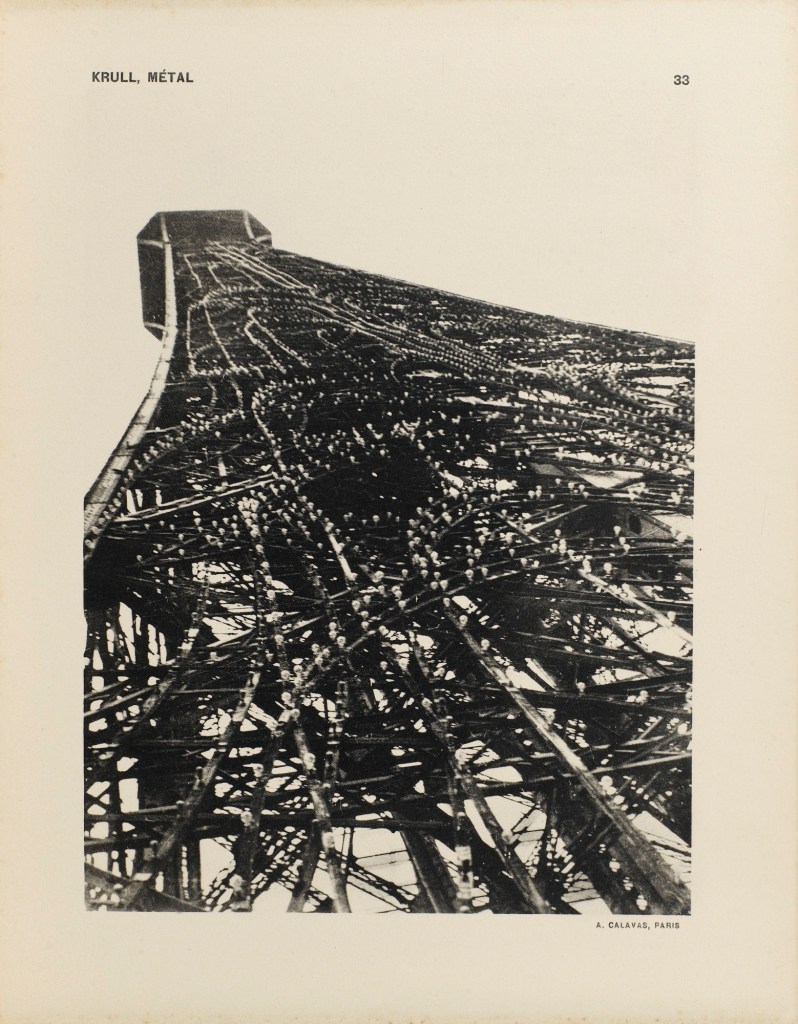 Germaine Krull (European, 1897-1985) Image from the portfolio 'MÉTAL' 1928