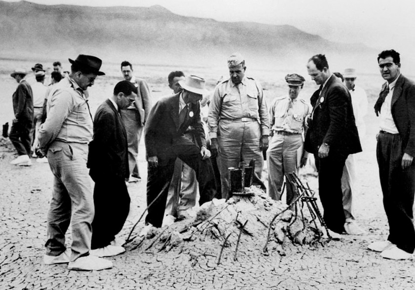 Rare government image of J. Robert Oppenheimer