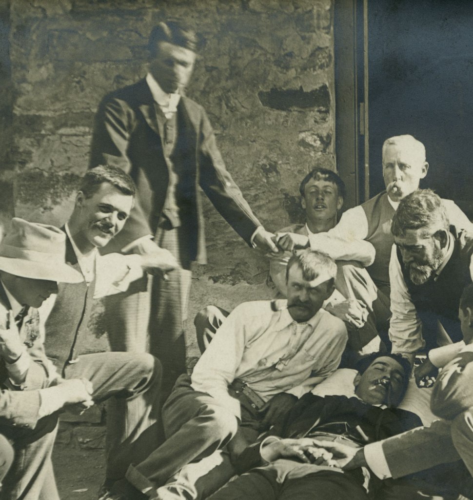 Anonymous photographer. 'Christmas Day, Poolamacca Station, north of Broken Hill, New South Wales' c. 1910 (detail)