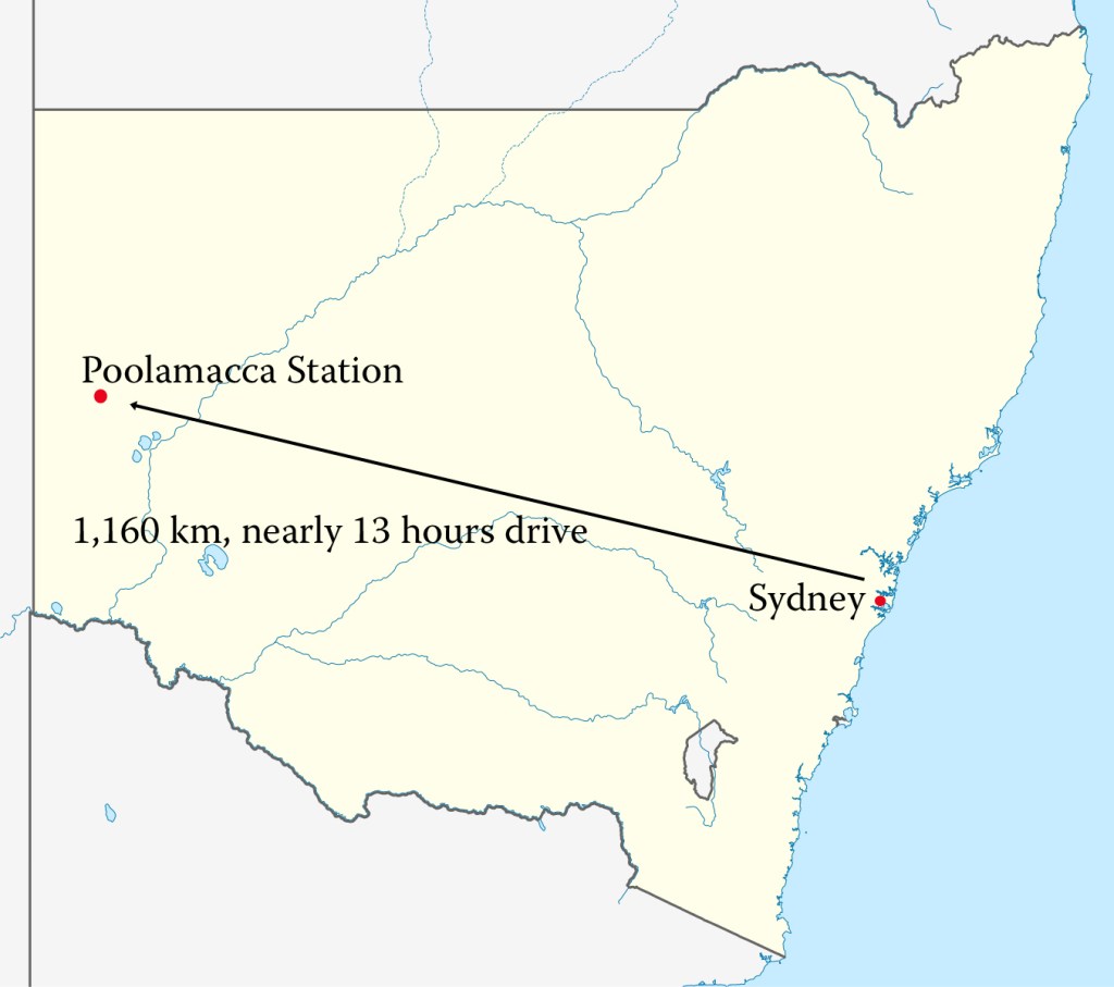 Sydney Poolamacca map