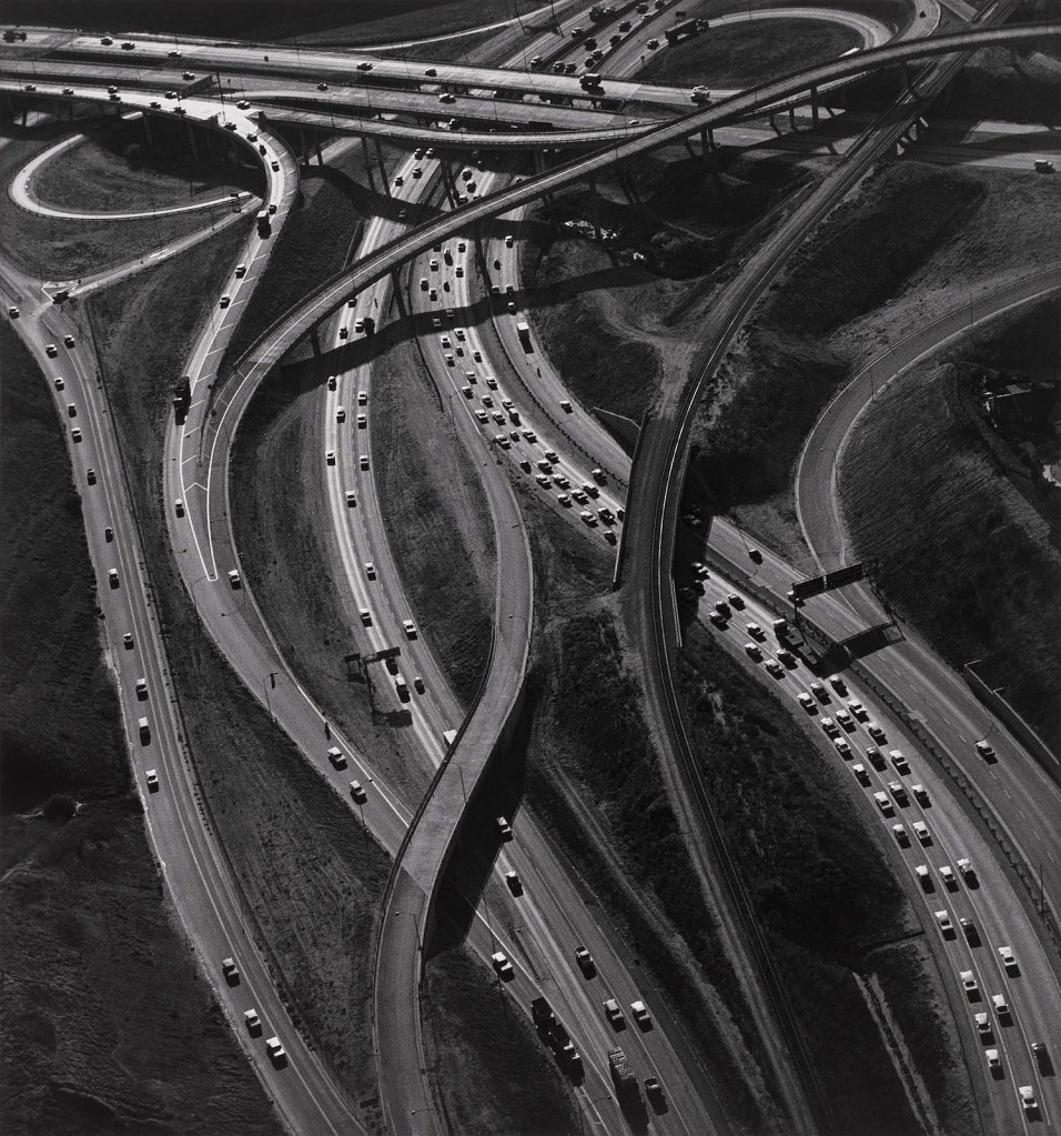 Ansel Adams (American, 1902-1984) 'Freeway Interchange, Los Angeles' 1967