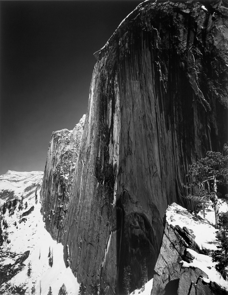 Ansel Adams (American, 1902-1984) 'Monolith - The Face of Half Dome, Yosemite National Park' 1927